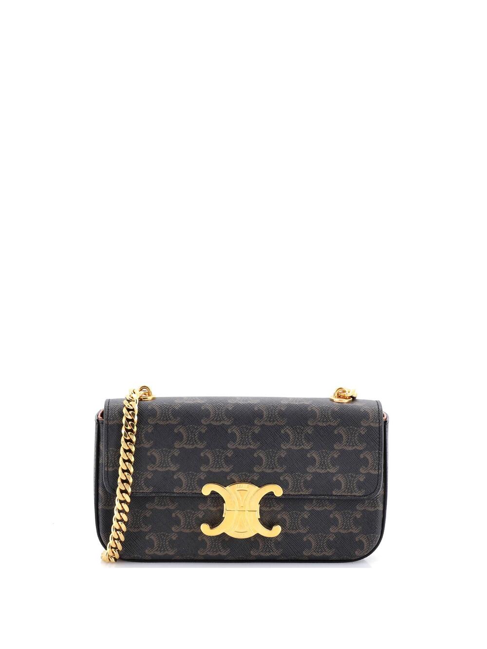 Celine Triomphe Chain Shoulder Bag #254045C21B